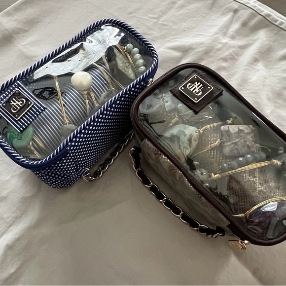 Bourbon and Bowties Gold and Multicolor Gemstone Bracelets - Picture 4 of 4